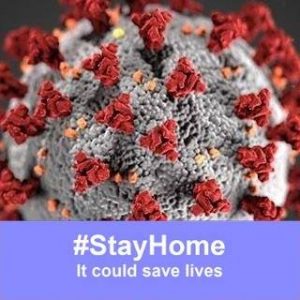 #Stayhome logo coronavirus